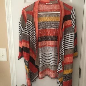 Striped cardigan